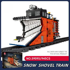 Jie Star 59095 Nuevo <span class=keywords><strong>Tren</strong></span> Excavador MOC City con Locomotora LED, Bloques de Construcción de 945 Piezas, Juguetes de Modelismo para Niños - Product Image 6