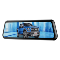 Caméra de tableau de bord pour voiture à double objectif, caméra de rétroviseur, boîte noire pour voiture, vente en gros, 9,66 pouces, Full HD 2K, très vendue