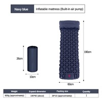 Matelas de camping extérieur en TPU et nylon, gonflable à la main, imperméable, léger, modulable, pour tente et randonnée