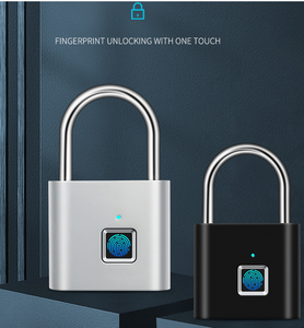 学生寮盗難防止キャビネットロックジム衣類キャビネット指紋南京錠荷物ゲート用スマート指紋ロック - Product Image 2