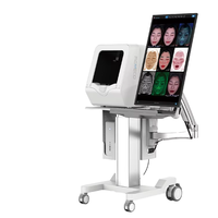 Analyseur de peau 3D S7 alimenté par l'IA, analyse des rides, de la pigmentation et de l'hydratation, plus de 15 tests, stockage cloud, Bluetooth/WiFi, UE/IT