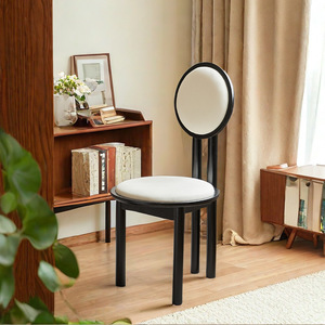 Chaise de salle à manger en bois vintage française avec dossier rembourré pour <span class=keywords><strong>restaurant</strong></span> et hôtel |   Commercial |   Fournisseur d'usine - Product Image 2
