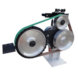 Ponceuse à bande électrique verticale et horizontale double usage 380V/220V avec régulation de vitesse, ensemble complet de meuleuse et ponceuse - Product Image 1