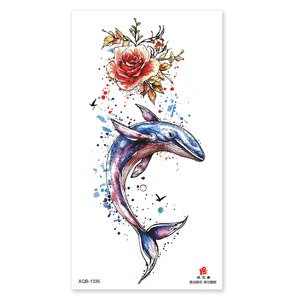 Nouvelles Tatouages Temporaires Colorés à Transfert d'Eau 2026 – Motifs Rose, Sirène et Floraux pour Bras – Art Corporel pour Hommes et Femmes - Product Image 6