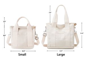 Bolso Tote Pequeño de Calidad Superior para Mujer - Bolso Bandolera con Cierre y Múltiples Compartimentos con Correa Ajustable - Product Image 2