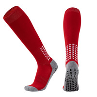 Chaussettes de ski de football Chaussettes de compression au-dessus du genou Évacuation de l'humidité Chaussettes de compression d'entraînement sportif pour hommes