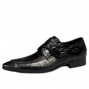 Chaussures pour hommes - Brogues de ville respirantes, légères, antidérapantes, à lacets, motif patchwork, style gentleman rétro - Product Image 1