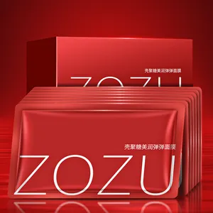 ZOZU brand manufacturer shrink pores silk moisturizing sleep mask skin care product silk facial mask