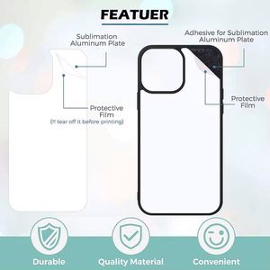 Venta al por mayor de diseño personalizado funda de teléfono en blanco para iPhone 15 Pro Max 13 14 funda de teléfono móvil imprimible térmica en blanco funda DIY - Product Image 4