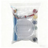 Kit d'impression de patte pour animaux de compagnie ornements de souvenir de chien sans encre nouveau cadeau de chiot empreinte de pion avec des peintures timbres de nom pour chiens chats