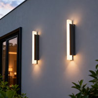 Applique murale LED extérieure moderne et simple, étanche IP65, longue bande pour couloir et jardin