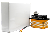 Servo Digital Industrial sin Escobillas Feite FT600BL 24V 600Kg, Carcasa de Aluminio, Engranajes de Acero, 180 Grados, Magnético, Piezas para Drones RC