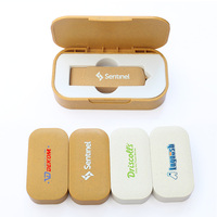 Clé USB en bois ECO 2 Go avec emballage personnalisé et garantie de 2 ans, interface USB 2.0