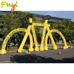 Modèle de ballon de vélo gonflable géant de sortie d'usine pour annoncer le vélo gonflable d'événement de course - Product Image 2