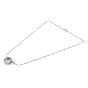 Pendentif collier rond mini géométrique en argent Abbott - Product Image 4