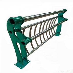 Tùy chỉnh chất lượng cao nhúng nóng thép mạ kẽm đường cao tốc guardrails, cầu guardrails, cảnh quan sông guardrails - Product Image 4