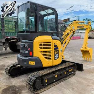 Mini-excavatrice neuve 99% de la marque japonaise KOMATSU PC35MR, petite excavatrice d'occasion, excavatrice à chenilles hydraulique, bonne qualité - Product Image 2
