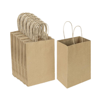 Sacs shopping en papier kraft recyclables avec logo personnalisé en relief, prix de gros pour commande directe (MOQ10), pour promotion et exposition