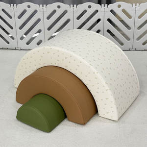 Equipo de juego suave para niños, juego de espuma de la mejor calidad, juguetes para el cuerpo para niños pequeños, juegos suaves Pastel para bebés, bloques de escalada - Product Image 2