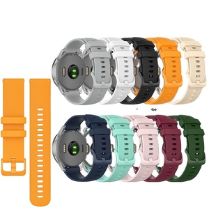 Bracelet de montre universel en silicone avec boucle à ardillon de 18 mm, 20 mm, 22 mm pour montre connectée <span class=keywords><strong>Garmin</strong></span> Venu2s - Product Image 1