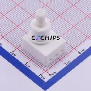 SPED210203 <b>Push</b> <b>Button</b> <b>Switch</b> <b>Switch</b> Single Pole Double Throw Round Plunger 1A 14.5V - Product Image 1