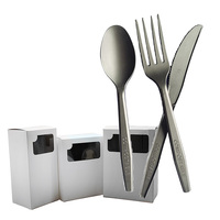 Vaisselle jetable biodégradable en amidon de maïs OEM ODM CPLA pour les fêtes, vente en gros