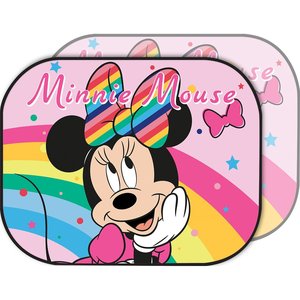 Parasole per auto Minnie rosa, coppia di parasole Disney per bambina - Product Image 1