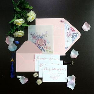 Cartes de mariage, Blush, translucide, élégant, <span class=keywords><strong>aquarelle</strong></span> - Product Image 6