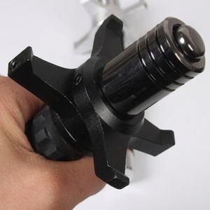 21, 26, 29, 32 Zoll Stahlstab-Kleiderbügel aus massiver Legierung, dreiteilig, faltbar, schwarz, mit Handschutz für die Aufbewahrung zu Hause - Product Image 1