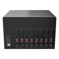 BKHD NAS N5095 8-Bay赛扬N5095 4核心支持FreeNAS TrueNAS SATA 2.5 3.5英寸固态硬盘网络存储服务器