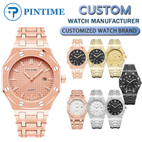Montre homme neuve, quartz, étanche, montre de business, montres pour hommes, logo personnalisé, acier inoxydable, luxe, reloj hombre