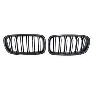 Pour Série 3 F30 2012-2018, Grille d'admission en fibre de carbone, Grille de pare-chocs avant, Décoration, Modification - Product Image 5