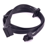 PCIe 6Pin до 3 IDE/SATA GPU 8 Pin на 2 порта 6 + 2 pin CPU 4 + 4 Pin БП 24Pin для CORSAIR SF серии FS750 SF600 SF450 выходные кабели