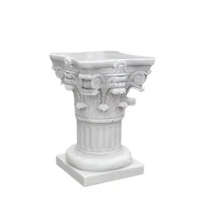 China factory quality design shape roman decoration wedding stone pillar and column