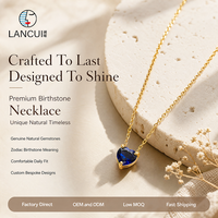 Pendentif en acier inoxydable en forme de cœur avec zircon cubique pour filles, cadeau d'anniversaire, collier personnalisé avec signe du zodiaque