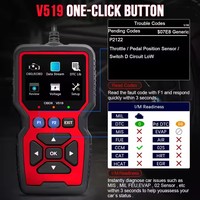 NCFKOS gran oferta función OBDII escáner de coche V519 herramienta de diagnóstico automático ELM327 OBD 2 OBD11 OBD2 herramientas de diagnóstico de coche