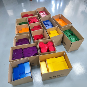 Wholesale Color <b>Acrylic</b> Sheet Transparent Color <b>Acrylic</b> Panel for Kids Educational Building <b>Block</b> DIY Craft - Product Image 2
