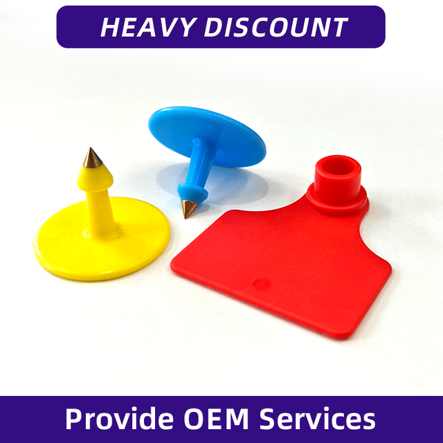 Wholesale Durable Cow Ear Tags Metal Smart Ear Tags for Cattle Goat Livestock Identification