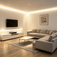 Bande LED RGBIC COB 12V 10mm, Lumière Couleurs Rêves Adressable avec Télécommande, Effet de Chasing Synchronisé à la Musique pour Décoration de Fête à Domicile et Rétroéclairage TV