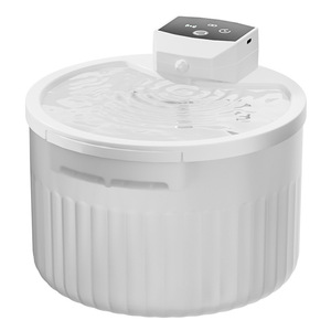 Fuente de agua para mascotas con sensor, batería recargable, gran capacidad para gatos, fomenta el consumo de agua, diseño redondeado - Product Image 3