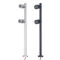 Spot LED pour vitrine de bijoux, 2W 3W 5W, températures de couleur multiples, entièrement en aluminium, design moderne et simple, doré