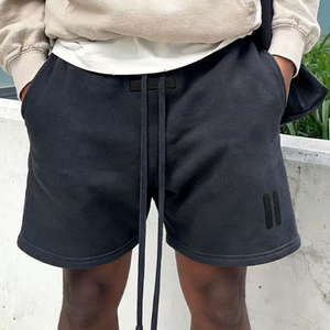 Pantalones Cortos Essentiel <span class=keywords><strong>Fear</strong></span> de Felpa con Logotipo Personalizado, Ajuste Holgado, Estilo Urbano Informal para Uso Diario - Product Image 3