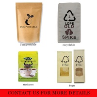 Sachets individuels de protéines en poudre à sceller à la chaleur avec logo personnalisé, petits sachets de café instantané de 8 g, emballage de sachets
