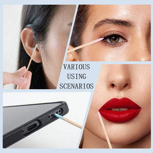 Meilleure vente 100 pièces jetable rose bleu coton-tige cils tatouage réparation nettoyage coton bâton démaquillant beauté cosmétique - Product Image 5