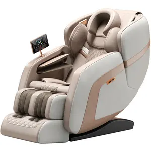 Cheap Luxury Household Multifunctional 8D New Design Korean Gold Color Full Body 4D Massage Chair Zero Gravity