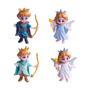 マイクロランドスケープ飾り 童話風エルフの置物 ミニチュア王子様＆お姫様・天使フィギュア テラリウム・ドールハウス用アクセサリー - Product Image 5