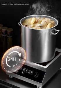 Estufa Electromagnética Comercial de Alta Potencia de 5000W para Cafetería, Estufa Plana, Estufa para Hervir Sopa, Estufa de Cocina - Product Image 4