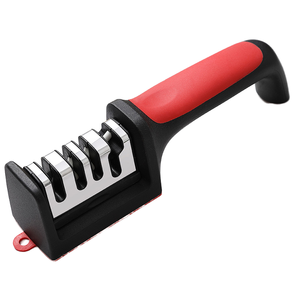 Afilador de cuchillos profesional manual de 3 etapas, portátil, multi-grano, para cocinar en casa, chefs, catering y cocinas. - Product Image 4