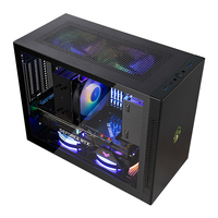 Boîtier PC SAMA ARGB Stripe Nouvelle Arrivée ITX OEM/ODM Boîtier de jeu DIY M-ATX Boîtier d'ordinateur