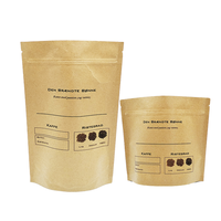 Sachet Doypack Personnalisé en Papier avec Fermeture Zip Refermable pour Emballage de Thé en Vrac et de Tisanes